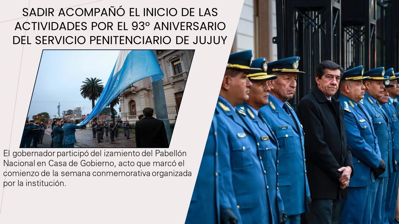 93° aniversario del Servicio Penitenciario de Jujuy