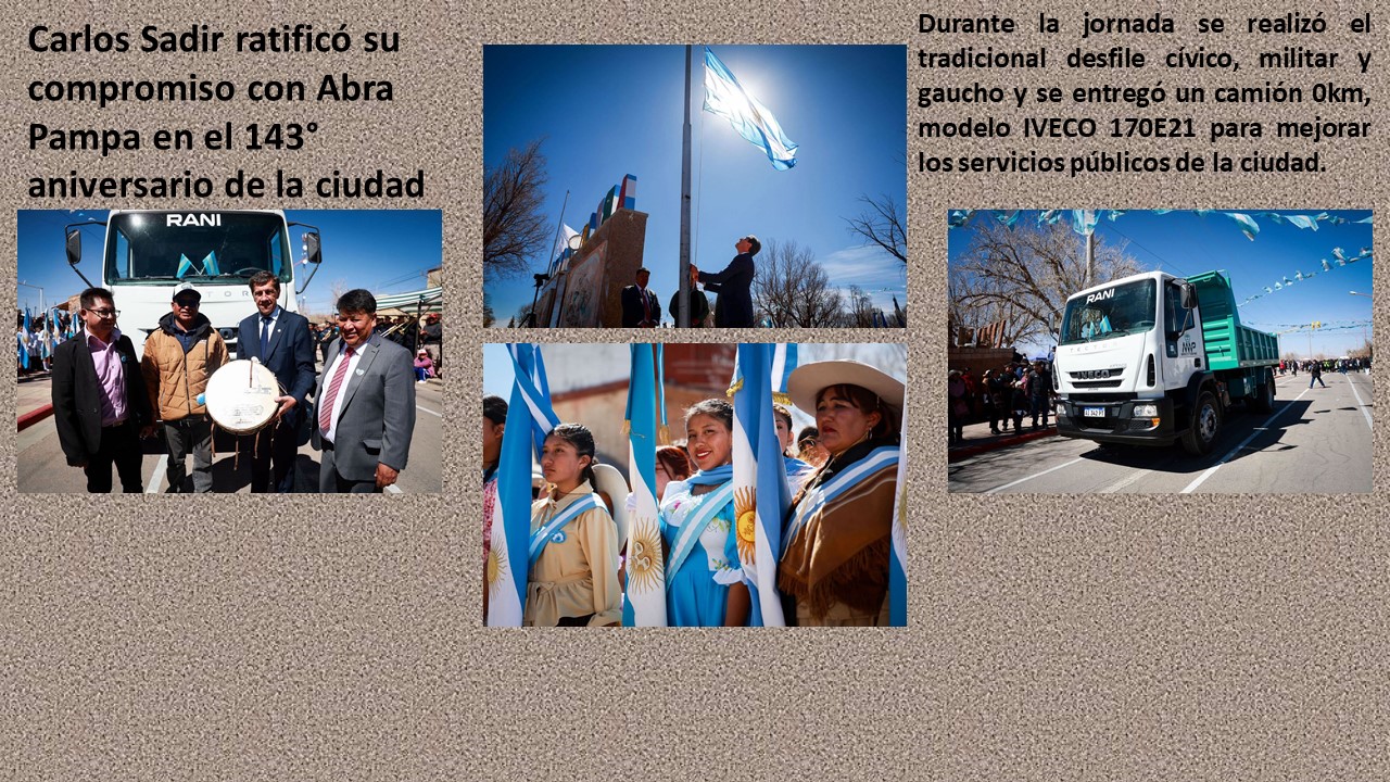 Abra Pampa en el 143° aniversario de la ciudad