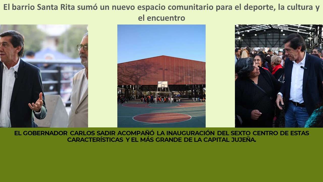 El barrio Santa Rita sumó un nuevo espacio comunitario para el deporte, la cultura y el encuentro