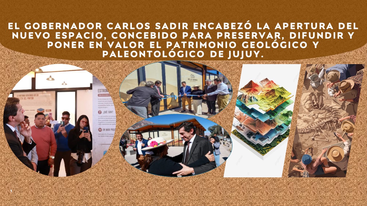 Jujuy inauguró el Centro de Interpretación Geológica y Paleontológica "Huellas de Maimará"