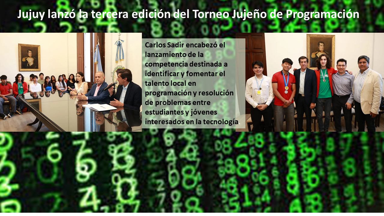 Jujuy lanzó la tercera edición del Torneo Jujeño de Programación
