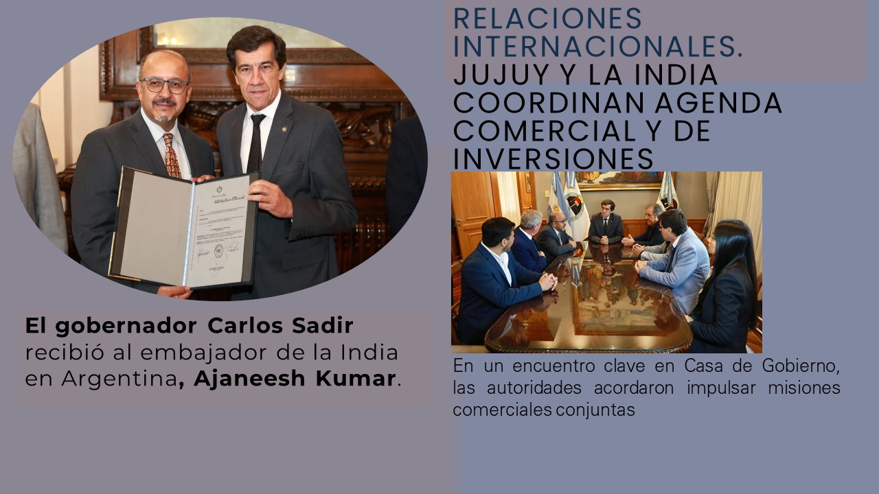 Jujuy y la India coordinan agenda comercial y de inversiones