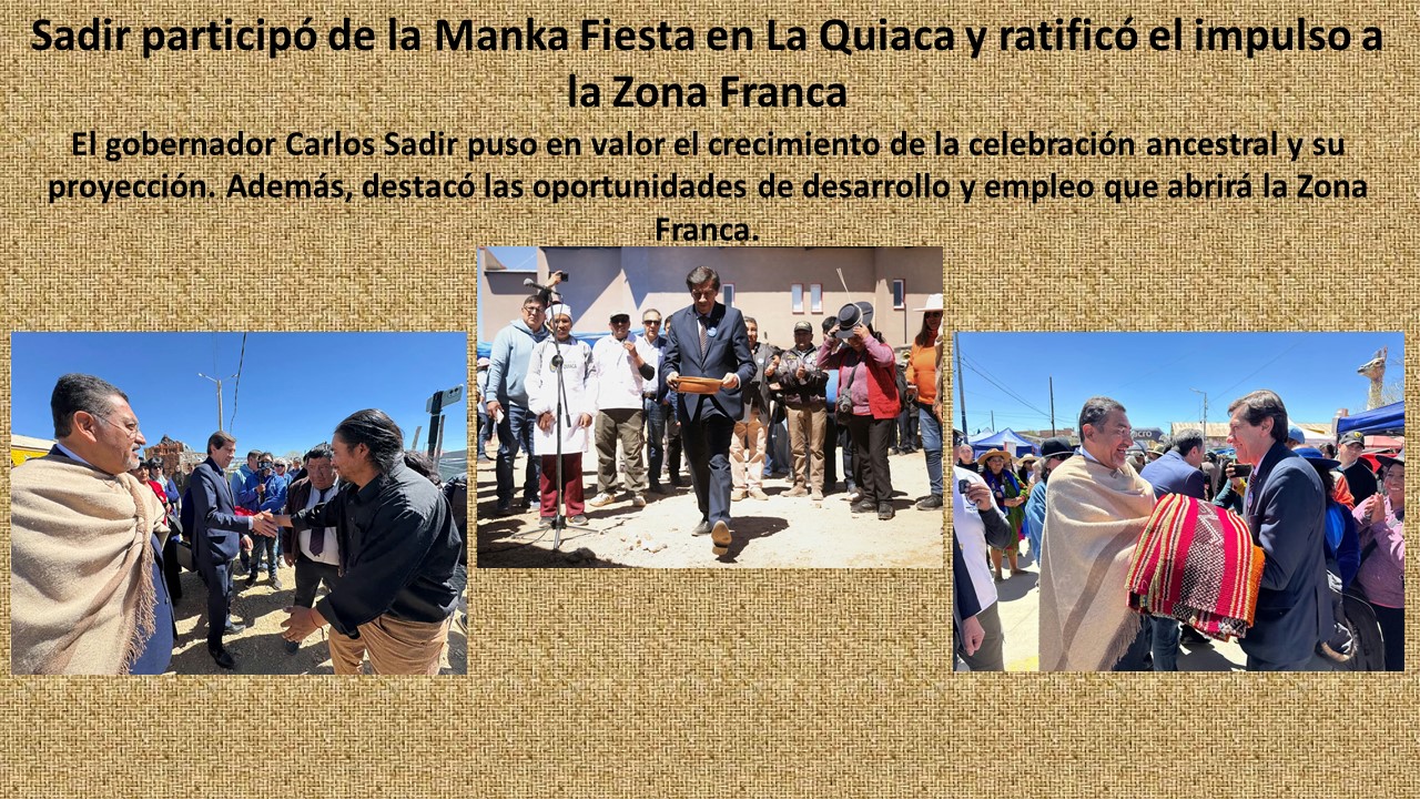 Manka Fiesta en La Quiaca y Zona Franca